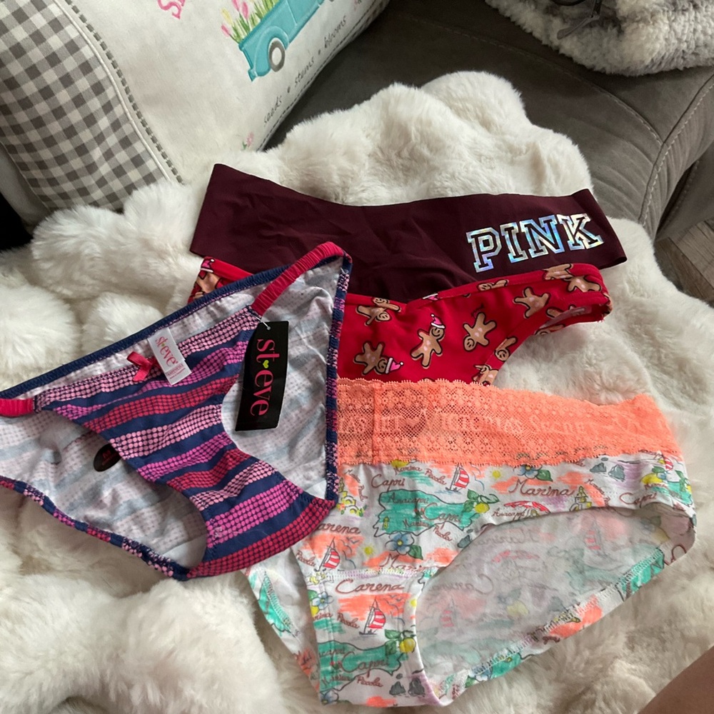 NWT Victoria’s Secret lot of undies medium